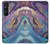 S3676 Colorful Abstract Marble Stone Hülle Schutzhülle Taschen für Sony Xperia 1 V