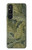 S3790 William Morris Acanthus Leaves Hülle Schutzhülle Taschen für Sony Xperia 1 V