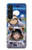 S3915 Raccoon Girl Baby Sloth Astronaut Suit Hülle Schutzhülle Taschen für Sony Xperia 1 V