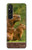S3917 Capybara Family Giant Guinea Pig Hülle Schutzhülle Taschen für Sony Xperia 1 V