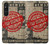 S3937 Text Top Secret Art Vintage Hülle Schutzhülle Taschen für Sony Xperia 1 V