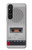 S3953 Vintage Cassette Player Graphic Hülle Schutzhülle Taschen für Sony Xperia 1 V