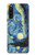 S0213 Van Gogh Starry Nights Hülle Schutzhülle Taschen für Sony Xperia 10 V
