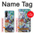 S0588 Wall Graffiti Hülle Schutzhülle Taschen für Sony Xperia 10 V