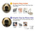 S0840 Grizzly Bear Face Hülle Schutzhülle Taschen für Sony Xperia 10 V