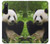 S1073 Panda Enjoy Eating Hülle Schutzhülle Taschen für Sony Xperia 10 V