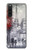 S1295 Eiffel Painting of Paris Hülle Schutzhülle Taschen für Sony Xperia 10 V