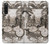 S1681 Steampunk Drawing Hülle Schutzhülle Taschen für Sony Xperia 10 V