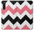 S1849 Pink Black Chevron Zigzag Hülle Schutzhülle Taschen für Sony Xperia 10 V
