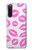 S2214 Pink Lips Kisses Hülle Schutzhülle Taschen für Sony Xperia 10 V