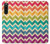 S2362 Rainbow Colorful Shavron Zig Zag Pattern Hülle Schutzhülle Taschen für Sony Xperia 10 V