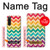 S2362 Rainbow Colorful Shavron Zig Zag Pattern Hülle Schutzhülle Taschen für Sony Xperia 10 V