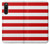 S2364 Red and White Striped Hülle Schutzhülle Taschen für Sony Xperia 10 V