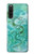 S2653 Dragon Green Turquoise Stone Graphic Hülle Schutzhülle Taschen für Sony Xperia 10 V