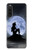 S2668 Mermaid Silhouette Moon Night Hülle Schutzhülle Taschen für Sony Xperia 10 V