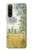 S2682 Claude Monet Fields In Spring Hülle Schutzhülle Taschen für Sony Xperia 10 V