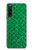 S2704 Green Fish Scale Pattern Graphic Hülle Schutzhülle Taschen für Sony Xperia 10 V