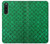 S2704 Green Fish Scale Pattern Graphic Hülle Schutzhülle Taschen für Sony Xperia 10 V