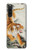 S2751 Chinese Tiger Brush Painting Hülle Schutzhülle Taschen für Sony Xperia 10 V