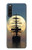 S2897 Pirate Ship Moon Night Hülle Schutzhülle Taschen für Sony Xperia 10 V