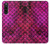 S3051 Pink Mermaid Fish Scale Hülle Schutzhülle Taschen für Sony Xperia 10 V