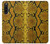 S3365 Yellow Python Skin Graphic Print Hülle Schutzhülle Taschen für Sony Xperia 10 V