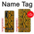 S3365 Yellow Python Skin Graphic Print Hülle Schutzhülle Taschen für Sony Xperia 10 V