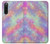 S3706 Pastel Rainbow Galaxy Pink Sky Hülle Schutzhülle Taschen für Sony Xperia 10 V