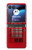 S0058 British Red Telephone Box Hülle Schutzhülle Taschen für Motorola Razr 40 Ultra