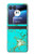 S2377 Turquoise Gemstone Texture Graphic Printed Hülle Schutzhülle Taschen für Motorola Razr 40 Ultra