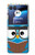 S2521 Cute Nerd Owl Cartoon Hülle Schutzhülle Taschen für Motorola Razr 40 Ultra