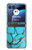 S2685 Aqua Turquoise Gemstone Graphic Printed Hülle Schutzhülle Taschen für Motorola Razr 40 Ultra