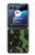 S2877 Green Snake Skin Graphic Printed Hülle Schutzhülle Taschen für Motorola Razr 40 Ultra