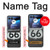 S3207 Route 66 Sign Hülle Schutzhülle Taschen für Motorola Razr 40 Ultra