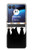 S3557 Bear in Black Suit Hülle Schutzhülle Taschen für Motorola Razr 40 Ultra