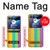 S3678 Colorful Rainbow Vertical Hülle Schutzhülle Taschen für Motorola Razr 40 Ultra