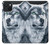 S0123 Grim White Wolf Hülle Schutzhülle Taschen für iPhone 15