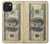 S0702 Money Dollars Hülle Schutzhülle Taschen für iPhone 15