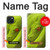 S0785 Green Snake Hülle Schutzhülle Taschen für iPhone 15
