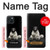 S0878 Black Bear Hülle Schutzhülle Taschen für iPhone 15