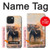 S1292 Dusty Elephant Egrets Hülle Schutzhülle Taschen für iPhone 15