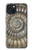 S1788 Ammonite Fossil Hülle Schutzhülle Taschen für iPhone 15