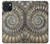 S1788 Ammonite Fossil Hülle Schutzhülle Taschen für iPhone 15