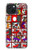 S1923 Hanafuda Japanese Flower Card Hülle Schutzhülle Taschen für iPhone 15