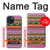 S2292 Aztec Tribal Pattern Hülle Schutzhülle Taschen für iPhone 15
