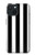 S2297 Black and White Vertical Stripes Hülle Schutzhülle Taschen für iPhone 15