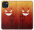 S2454 Red Cute Little Devil Cartoon Hülle Schutzhülle Taschen für iPhone 15