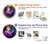 S2486 Rainbow Unicorn Nebula Space Hülle Schutzhülle Taschen für iPhone 15
