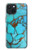 S2685 Aqua Turquoise Gemstone Graphic Printed Hülle Schutzhülle Taschen für iPhone 15