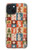 S2854 Cute Xmas Pattern Hülle Schutzhülle Taschen für iPhone 15
